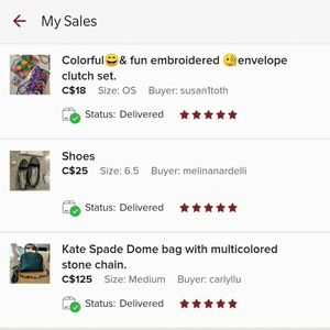 Happy poshers reviews wohoo!!!